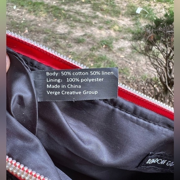 Bergdorf Goodman aztec black cream southwestern boho clutch orange trim Y2K - Picture 4 of 10